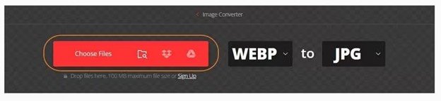 add webp to convertio website