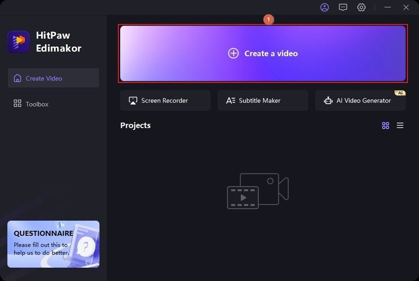 HitPaw Edimakor how to edit caption on tiktok
