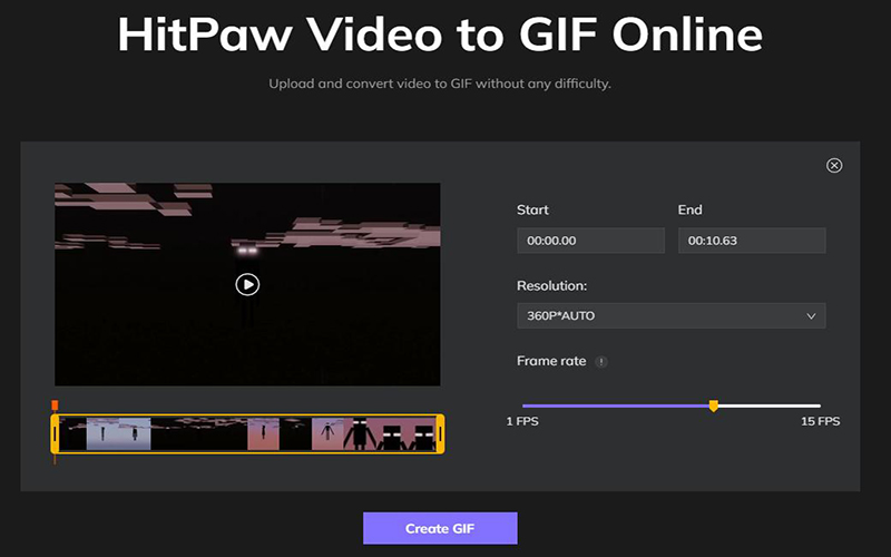 OFFICIAL] HitPaw Online Convert Video to GIF Free