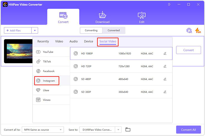 [Solved] How to Convert Video to Instagram in 2022