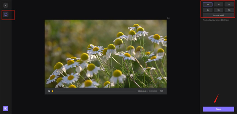 how to loop a section of a youtube video