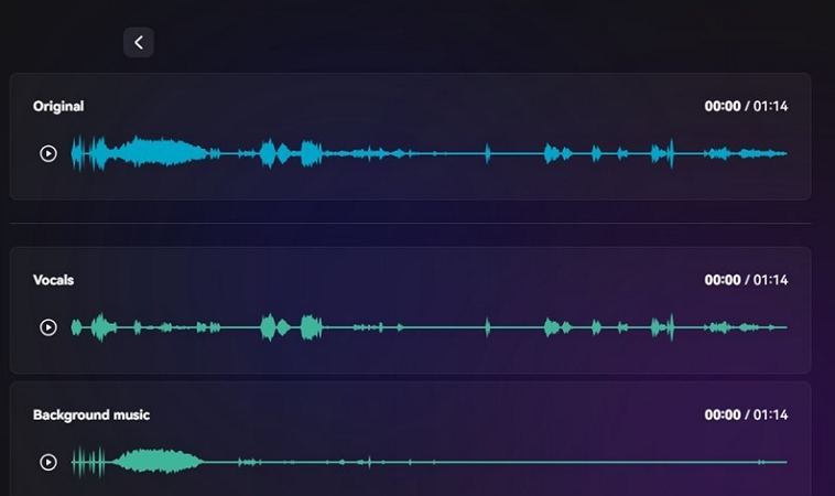 exportar música después de eliminar vocales