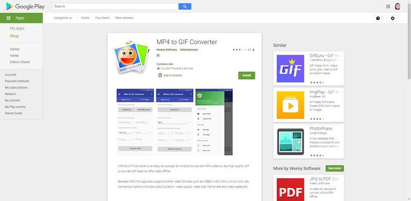 MP4 TO GIF (AI Converter) - Microsoft Apps