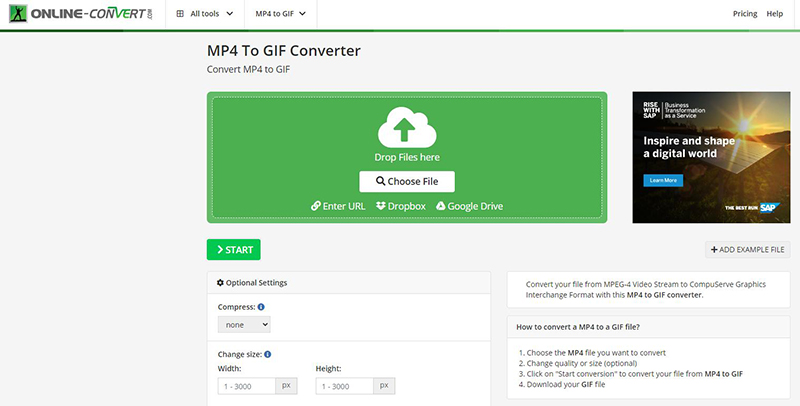 Convert MP4 to GIF - Video to GIF Converter 