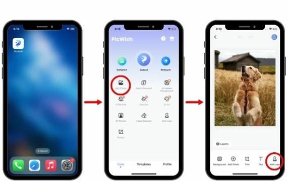 ajouter un filigrane avec Pic Wish