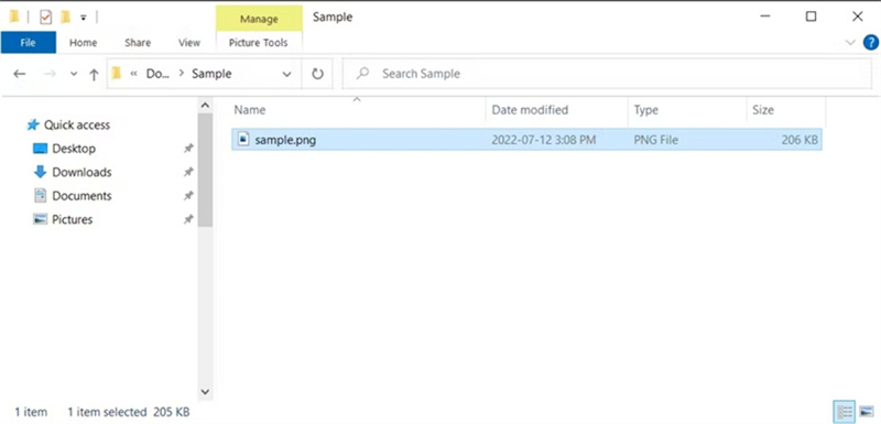 png파일을 선택하고 PDF로 변환
