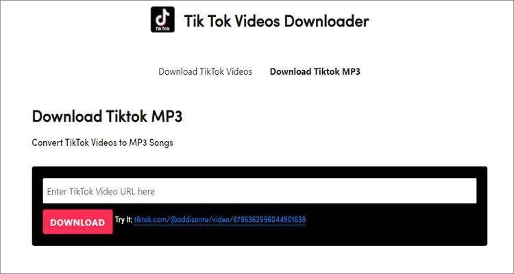 Como baixar áudios do TikTok em mp3