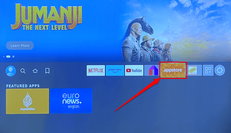 App Store을 사용하여 Fire TV 큐브에서 작동하지 않는 디즈니 플러스 수정하기