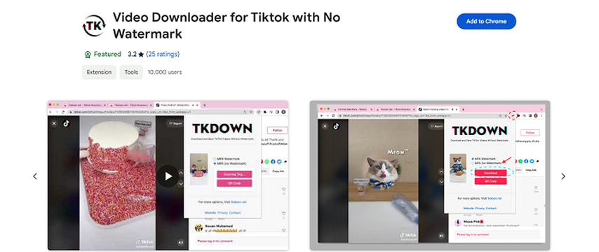 chrome tiktok downloader extension