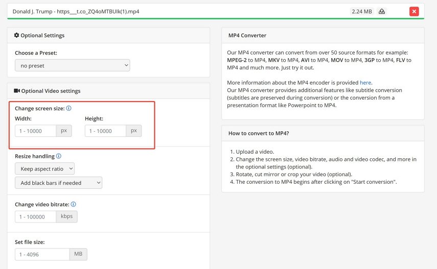 change video resolution from online-convert.com