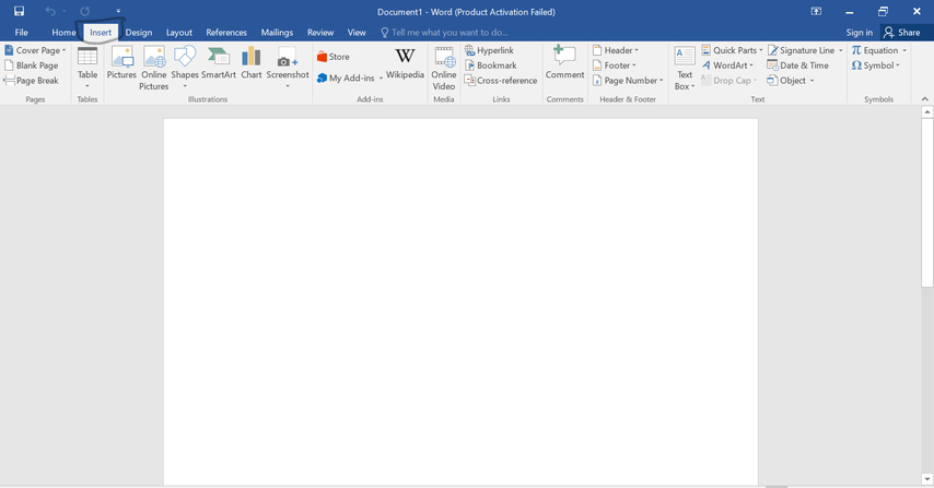 Microsoft Word를 사용하여 상표 기호를 입력할 준비가 되었습니다.