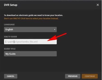 xmltv guide