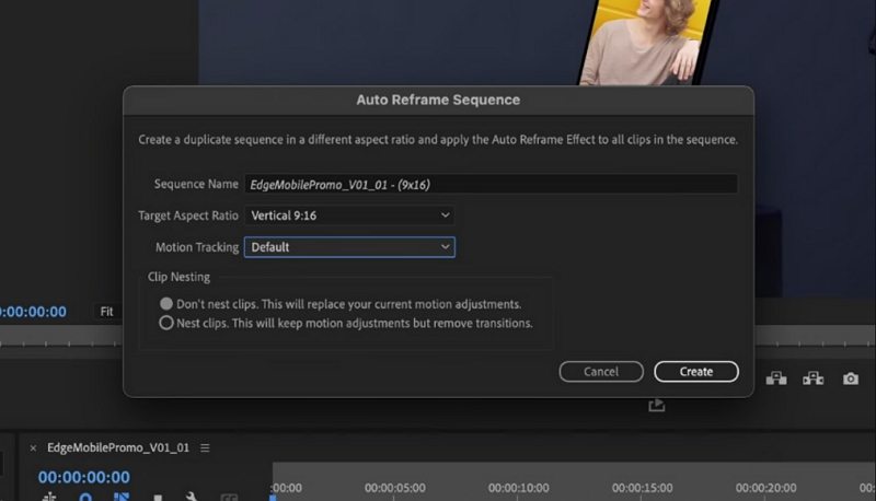 adobe premiere pro auto reframe in deutsch