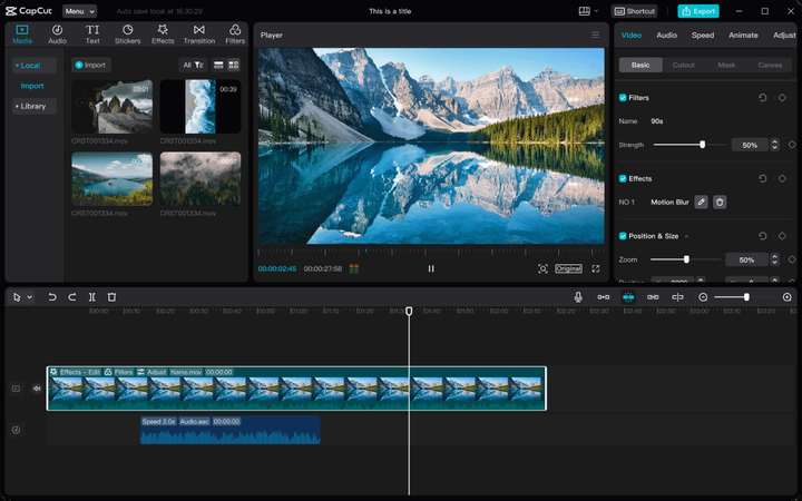 CapCut AI video editor for short-form videos