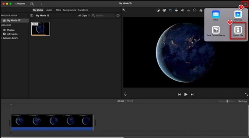 comment couper un clip dans imovie