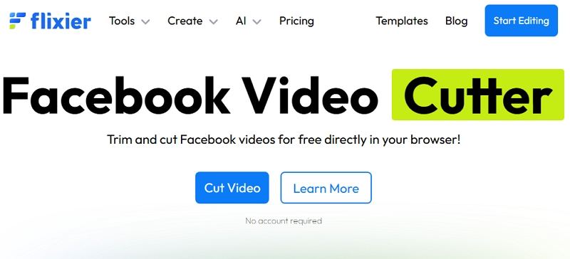 online facebook video cutter