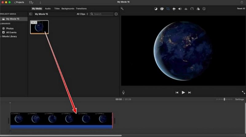 comment couper une vidéo dans imovie