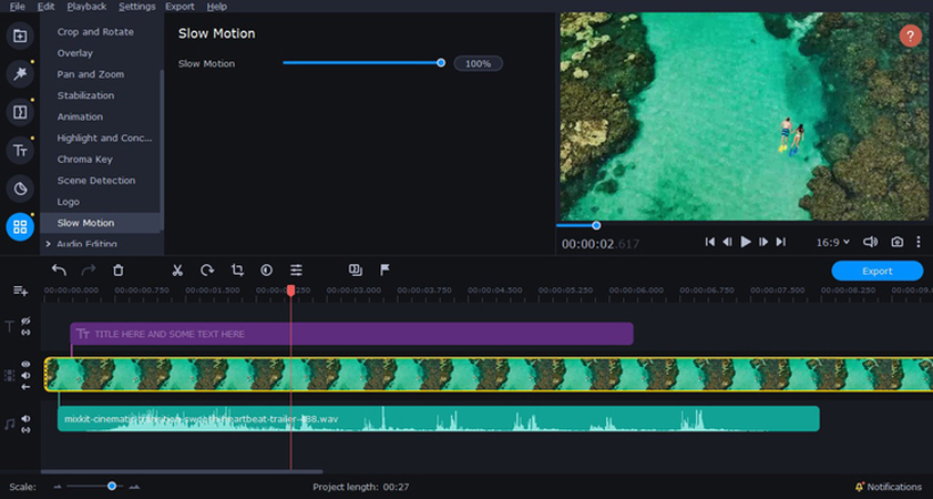simple clip speed adjustment
