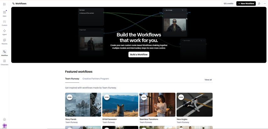 Runway generative AI video editor