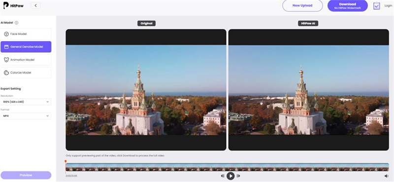 upscale video to 1080p online