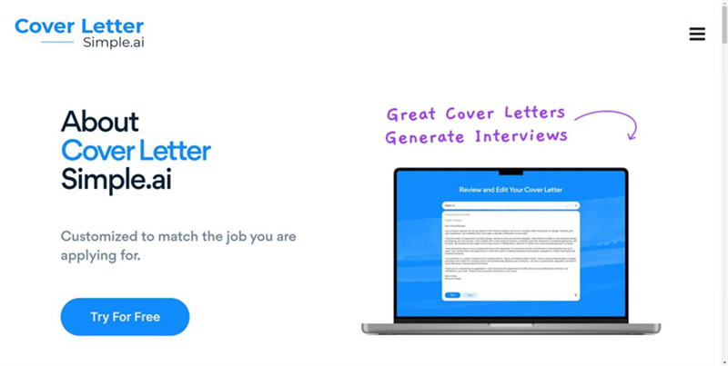 10 Best AI Cover Letter Generator For Job Application   Ai Cover Letter Generator 4 