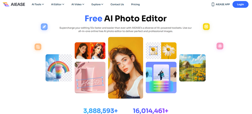 AI 이즈 온라인 포옹 AI 생성기 인터페이스