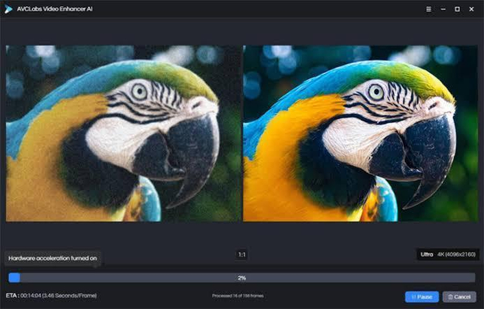 AVCLabs AI Video Enhancer for upgrading cosplay videos