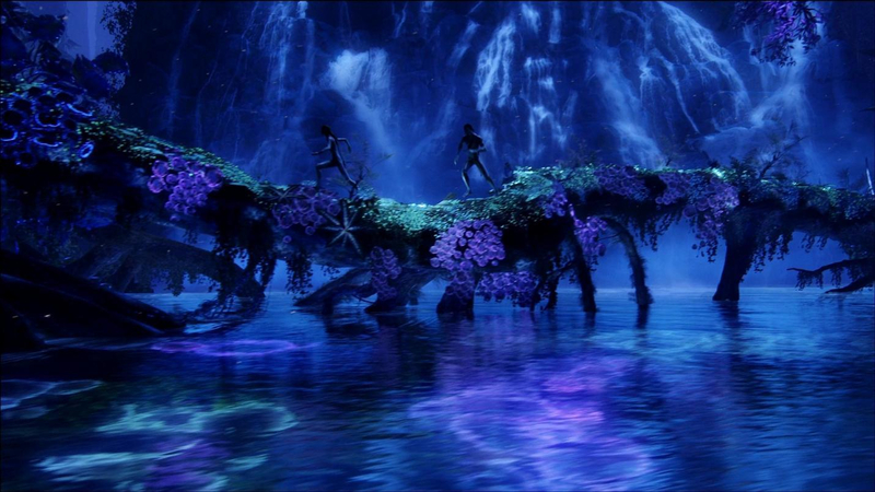 Bioluminescent forest of Pandora