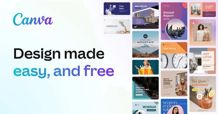Personalized New Year 2025 GIF with quotes in Canva