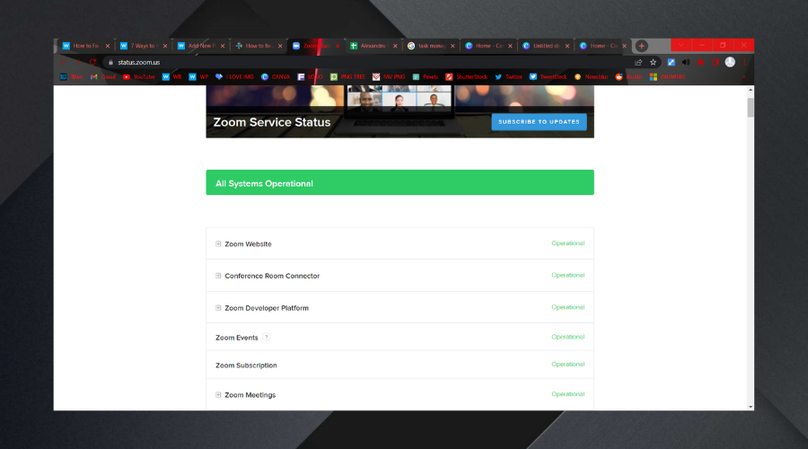 Verificar el servidor de Zoom