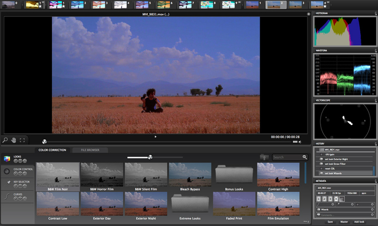 beginner-friendly cinematic color grading software
