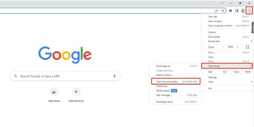 Browser-Cache und Cookies löschen