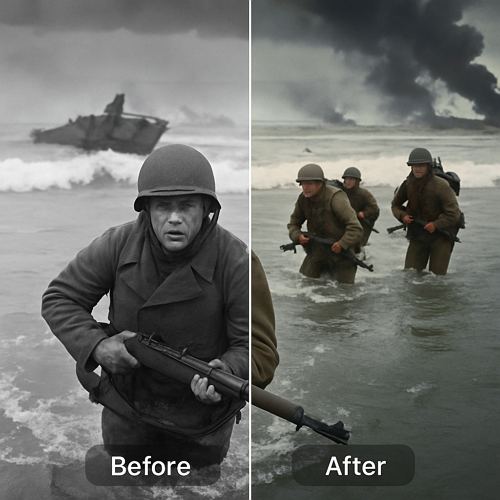 colorize black and white historical video