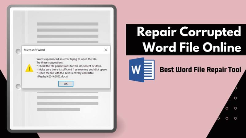 Como reparar um documento corrompido do Word