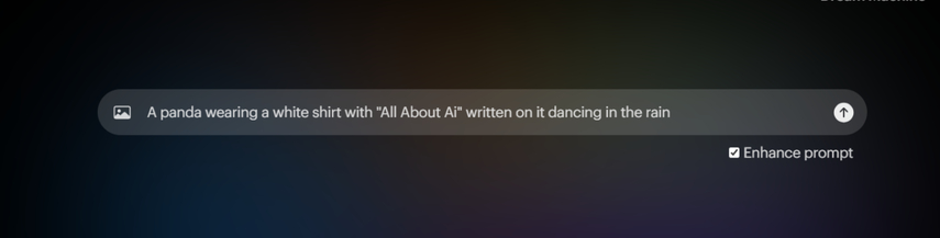 원하는 프롬프트 입력