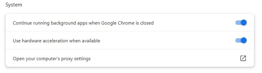 disable browser hardware acceleration