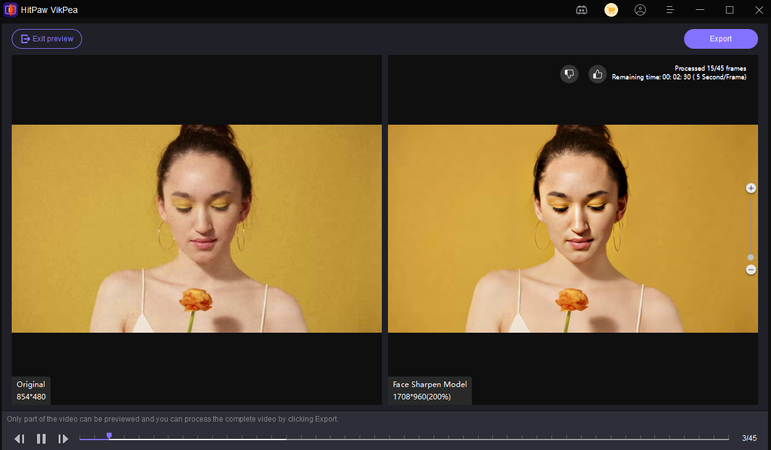 exportar vídeo de alta qualidade do TikTok do VikPea