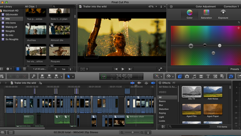 mac color grading software for professional video