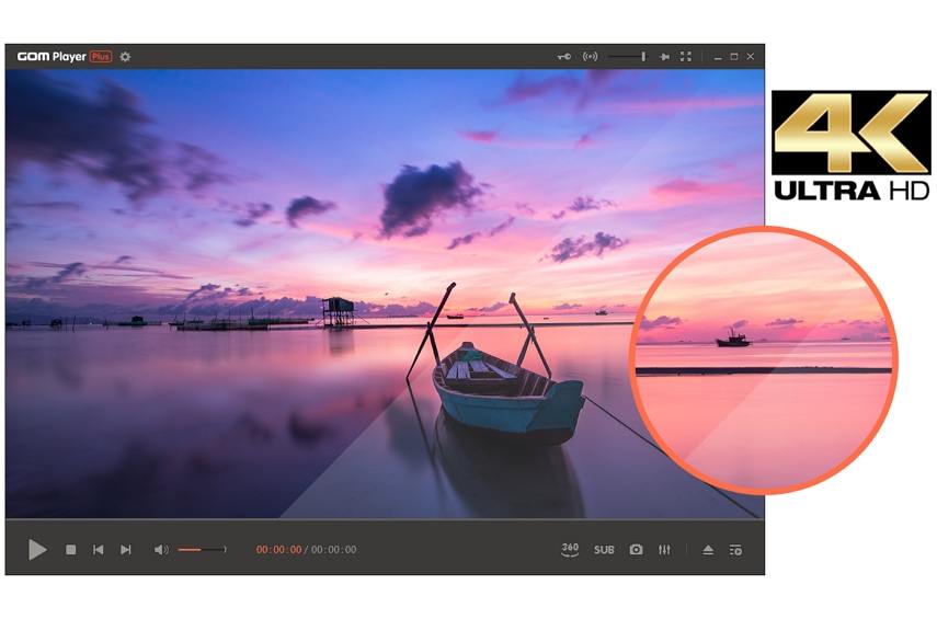 gom media player 4k video