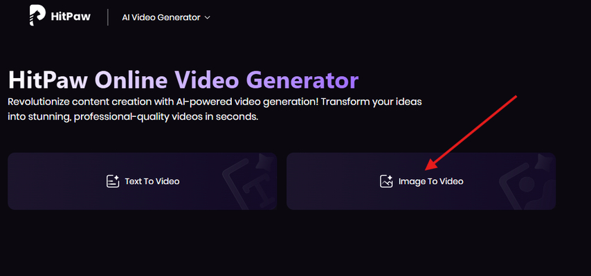 HitPaw AI Image to Video