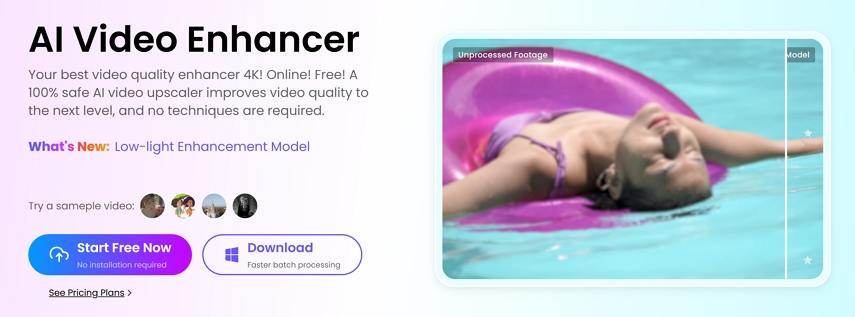 hitpaw video enhancer online