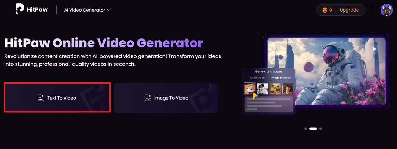 text to video with hitpaw