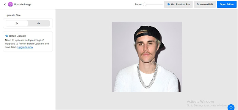 augmenter le nombre de pixel d une photo en ligne