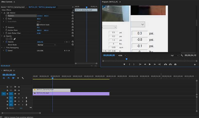 remove blur with crop and scale premiere Pro