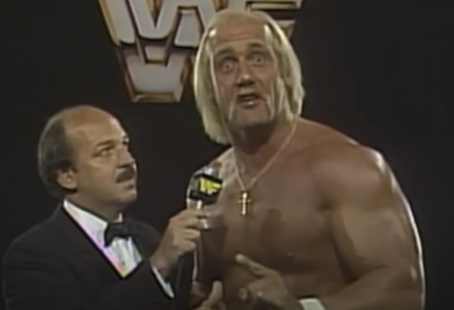 Hulk Hogan becoming the biggest star in the WWF