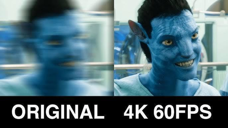upscale avatar fan video to 4K