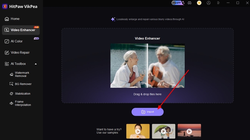 add low quality videos to interface