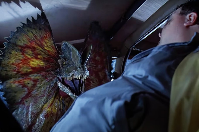 jurassic world rebirth dilophosaurus