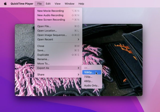 click-export-as