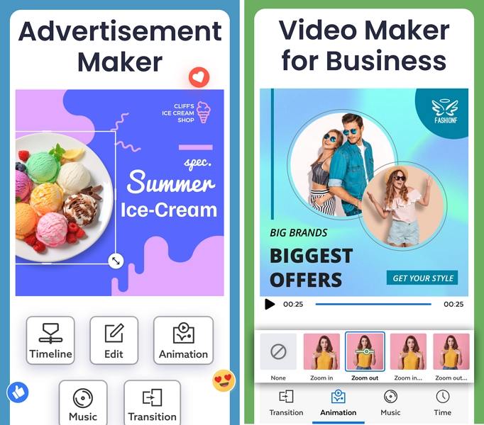 marketing video maker app